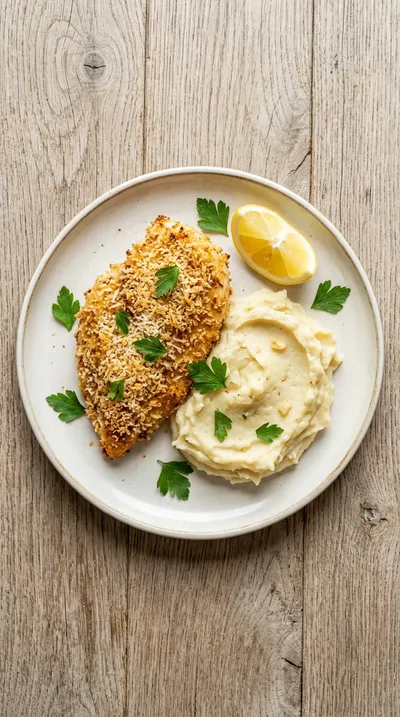 Parmesan Crusted Chicken Recipe - ingredients preparation