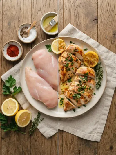Baked Chicken Breast Recipe – Easy Oven Method - ready to serve