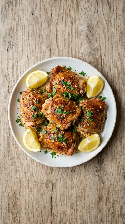 Delicious Old Bay Chicken Thighs - cooking process