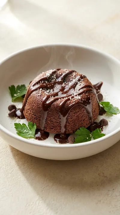 Cottage Cheese Lava Cake – Chocolate Protein Delight
