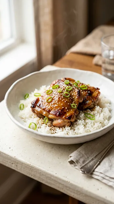 Honey Garlic Boneless Chicken Thighs