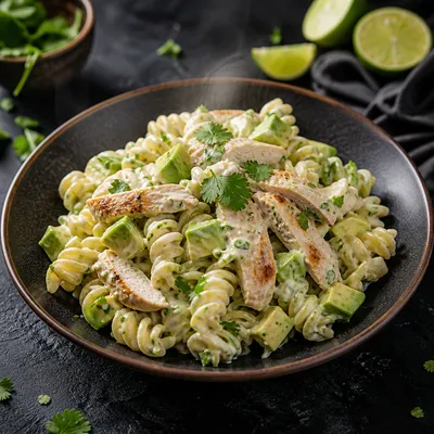 Chicken Pasta Salad with Avocado – Healthy Recipe