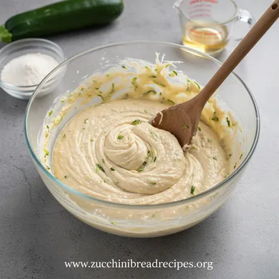 The Best Almond Flour Zucchini Bread - ingredients preparation