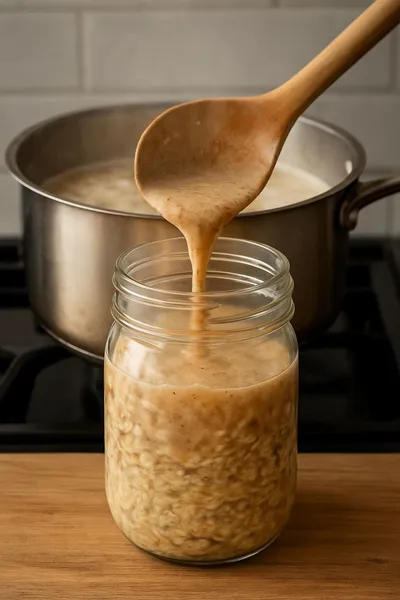 Apple Cinnamon Overnight Oats – Quick Healthy Breakfast - cooking process