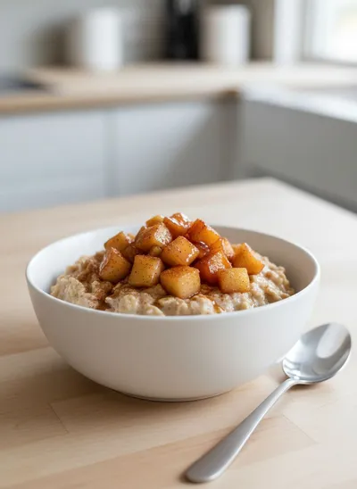 Apple Cinnamon Overnight Oats – Quick Healthy Breakfast