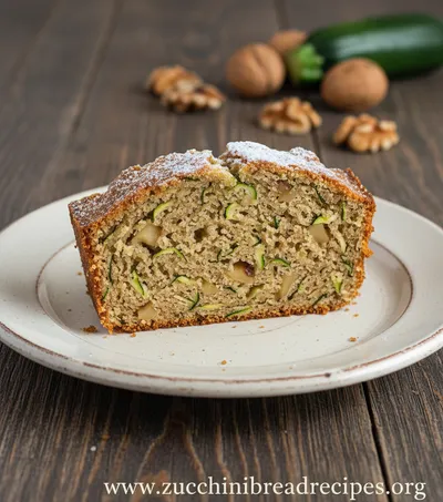 Apple Walnut Zucchini Bread Recipe - ready to serve