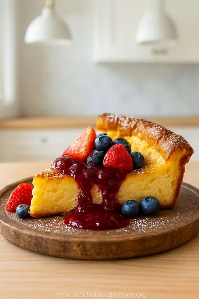 Baked German Pancake - ready to serve