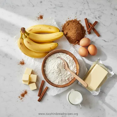 Banana Bread Cinnamon Rolls - cooking process