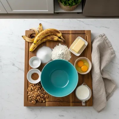 Moist Easy Banana Bread Recipe - cooking process