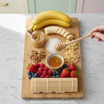 Banana Sushi – Fun Healthy Snack - cooking process