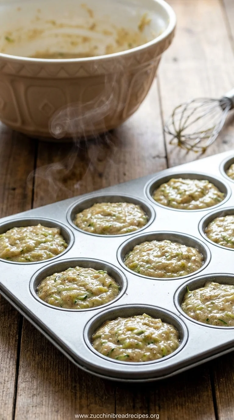 Banana Zucchini Muffins Recipe - Healthy & Quick - cooking process