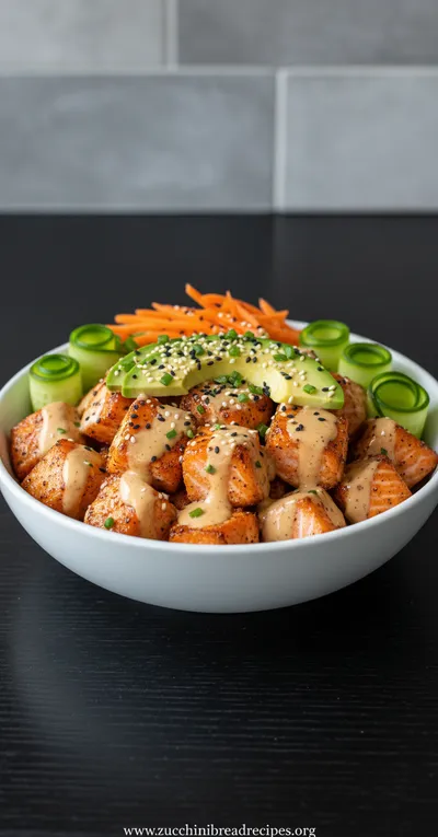 Bang Bang Salmon Bites Bowls Recipe