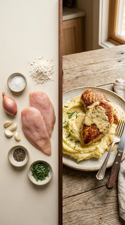 French Mustard Chicken Recipe - ready to serve