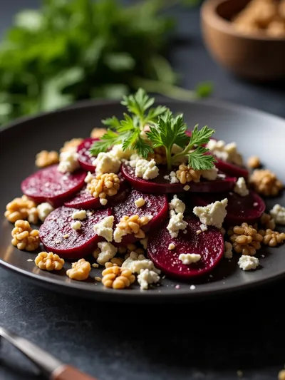 Beetroot Feta Walnut Salad Recipe