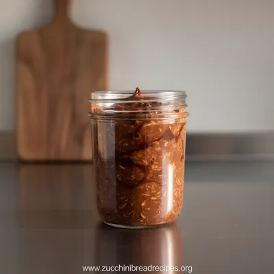Blended Brownie Batter Overnight Oats