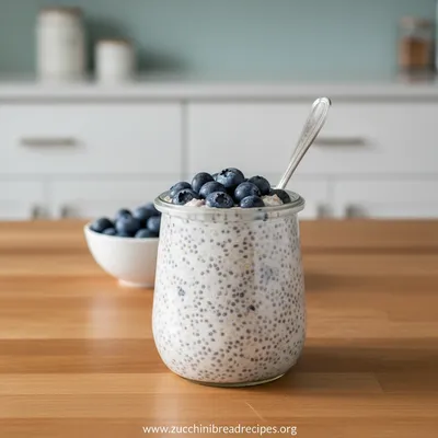Blueberry Chia Overnight Oats