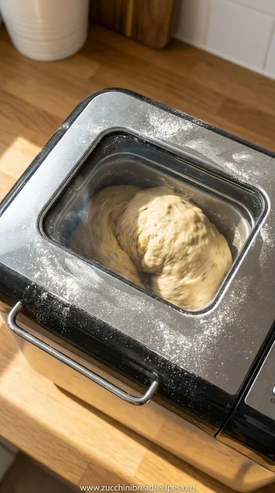 Bread Machine Zucchini Bread: Easy Homemade Recipe - cooking process