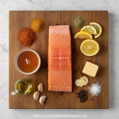 Cajun Honey Butter Salmon – Easy Healthy Recipe - ingredients preparation