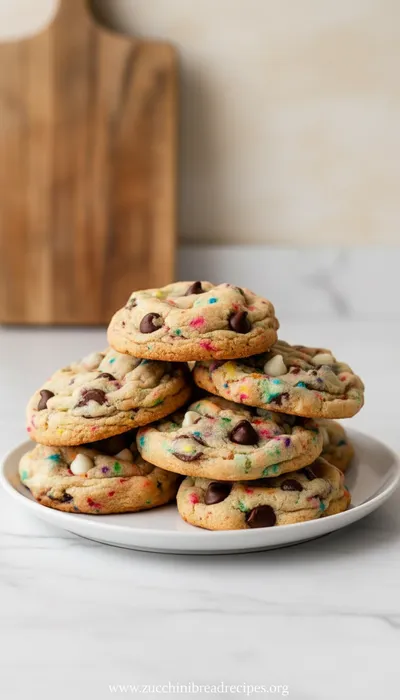 Cake Batter Chocolate Chip Cookies