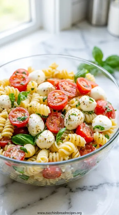 Easy Caprese Pasta Salad