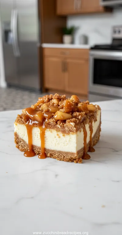 Caramel Apple Cheesecake Bars