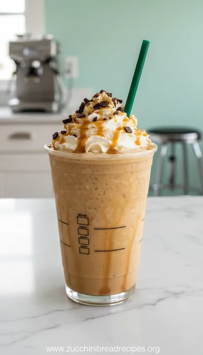 Caramel Ribbon Crunch Frappuccino Recipe