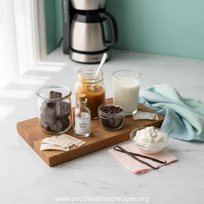 Caramel Ribbon Crunch Frappuccino Recipe - cooking process