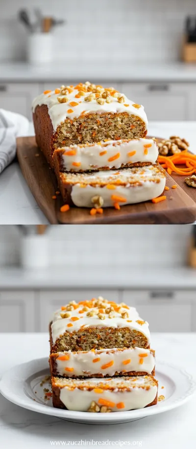 Carrot Cake Zucchini Banana Bread Recipe - ready to serve