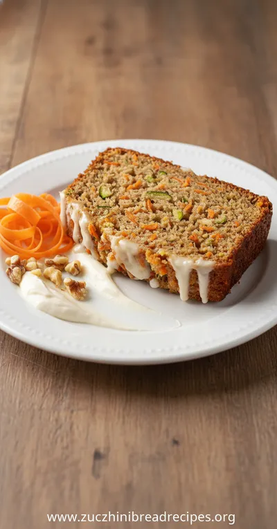 Carrot Zucchini Loaf Recipe - ready to serve