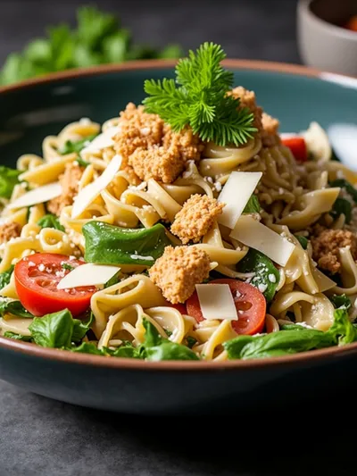 Chicken Caesar Pasta Salad – Easy Recipe - ready to serve