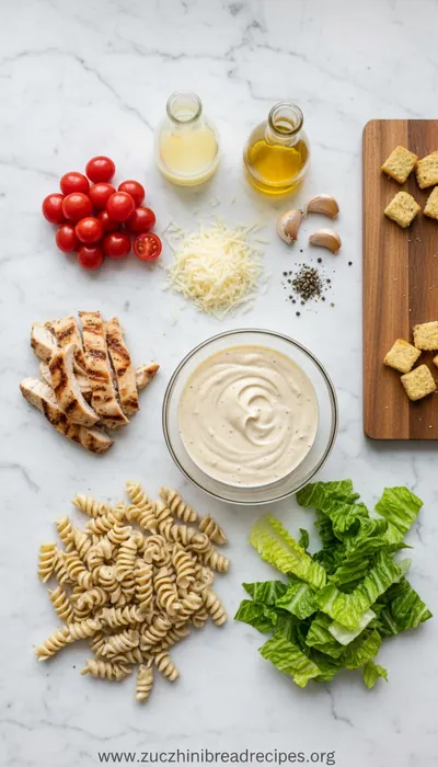 Chicken Caesar Pasta Salad – 20‑Minute Quick Recipe - cooking process