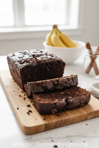 Chocolate Banana Zucchini Bread