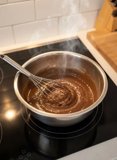 Chocolate Chia Seed Pudding – High Protein & Easy - ingredients preparation