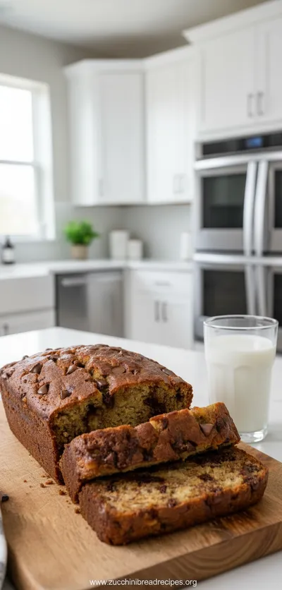 Chocolate Chip Banana Bread - Easy Quick Recipe