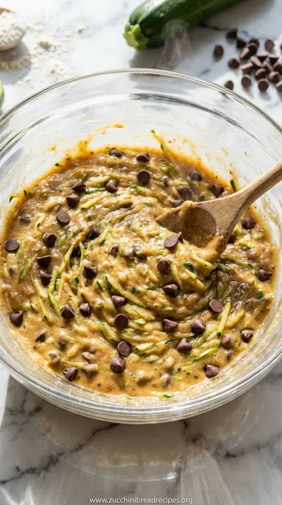 Best Chocolate Chip Zucchini Bread Recipe - cooking process