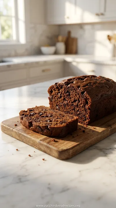 Chocolate Chocolate Chip Zucchini Bread Recipe