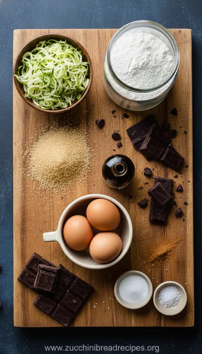 Chocolate Chunk Zucchini Bread Recipe - cooking process