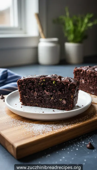 Chocolate Chunk Zucchini Bread Recipe - ready to serve