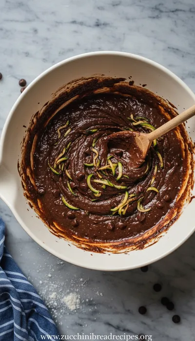 Chocolate Chunk Zucchini Bread Recipe - ingredients preparation