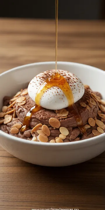 Chocolate Protein S'mores Bowl - ready to serve