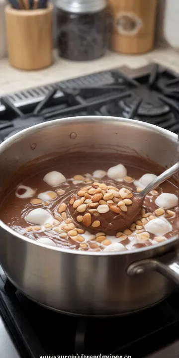 Chocolate Protein S'mores Bowl - ingredients preparation