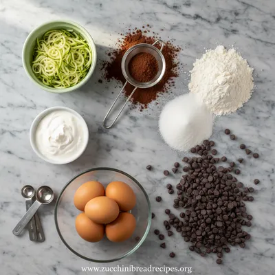 Chocolate Zucchini Bread With Sour Cream - cooking process