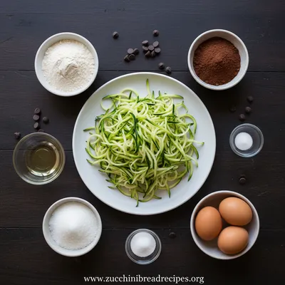 Chocolate Zucchini Bread (GF, DF, Paleo) - cooking process