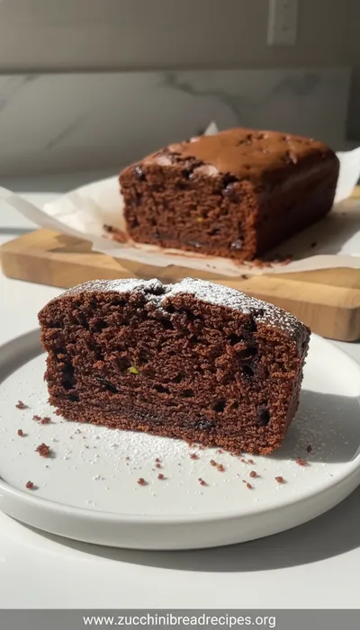 Chocolate Zucchini Bread Recipe - ready to serve