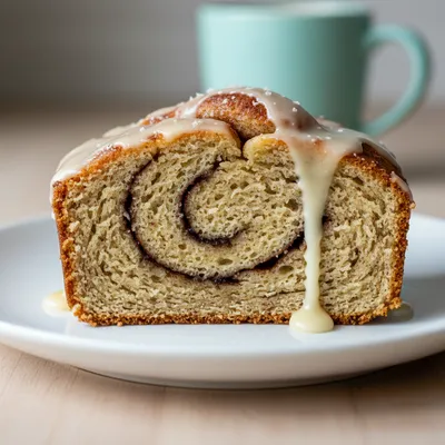 Cinnamon Roll Banana Bread