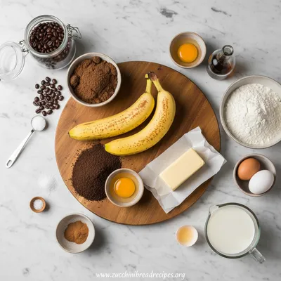Coffee Cake Banana Bread - cooking process