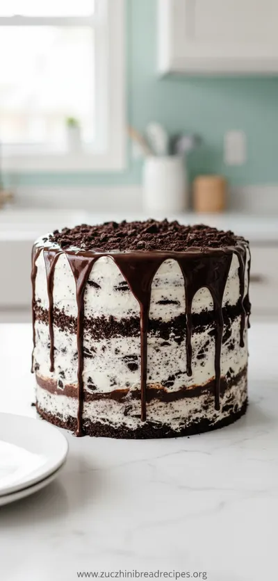 Cookies and Cream Ice Cream Cake
