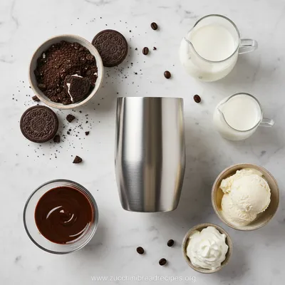 Cookies N Cream Frappuccino - cooking process