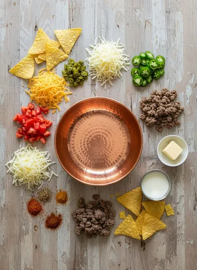 Cowboy Queso – Classic Cheesy Dip - cooking process