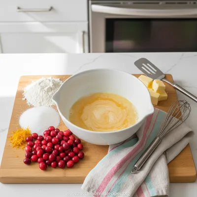 Cranberry Orange Muffins Recipe - cooking process